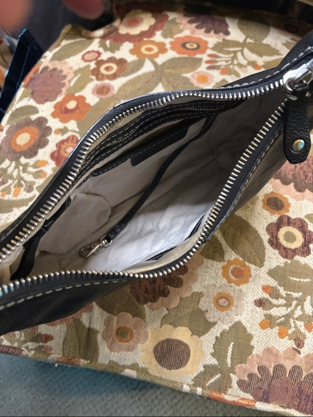 Michael Kors Astor Black Studded Shoulder Hobo Bag - Picture 6 of 9